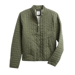 Gap Women's Quilted Twill Jacket Greenway NWT